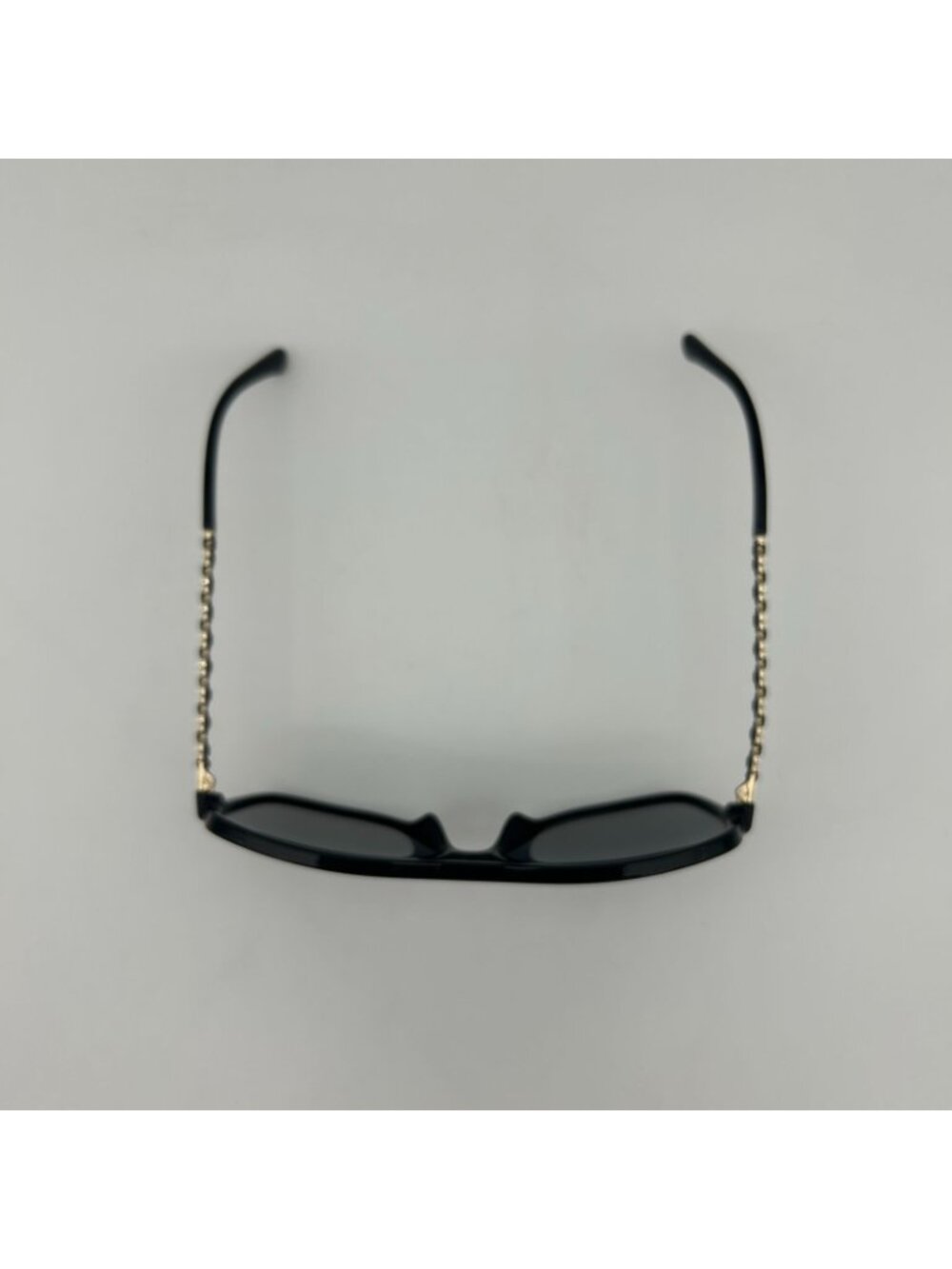Chanel CC Logo Polarized Sunglasses Black Gray Gradient Eyewear - Picture 3 of 12